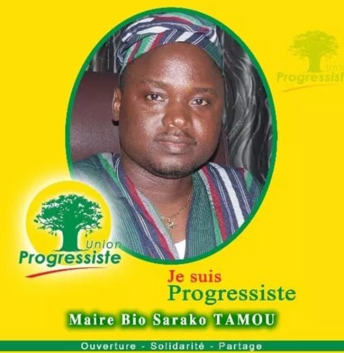 2E CIRCONSCRIPTION ELECTORALE  Tamou Bio Sarako, un pion sûr de l’union progressiste