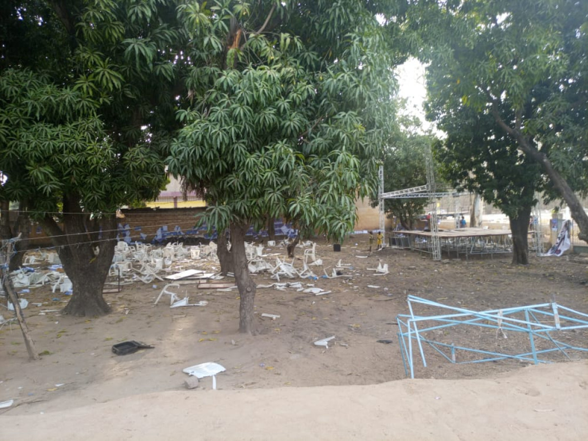 PARAKOU : Des populations manifestent contre le prolongement du mandat de Talon  . Elles demandent aussi la libération de Réckya Madougou