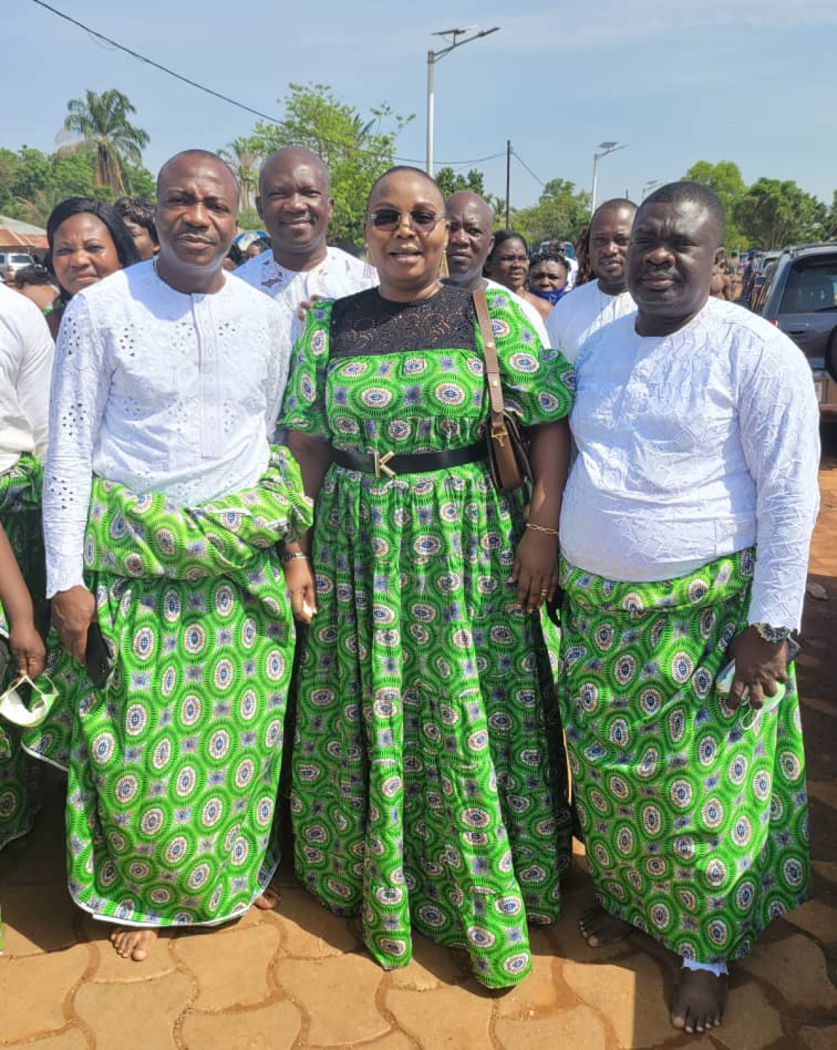 CÉRÉMONIE D’INHUMATION ET D’HOMMAGE À L’EX ROI SAGBADJOU GLÈLÈ D’ABOMEY : El-Hadja Adoukonou Ewassadja prie pour une succession heureuse