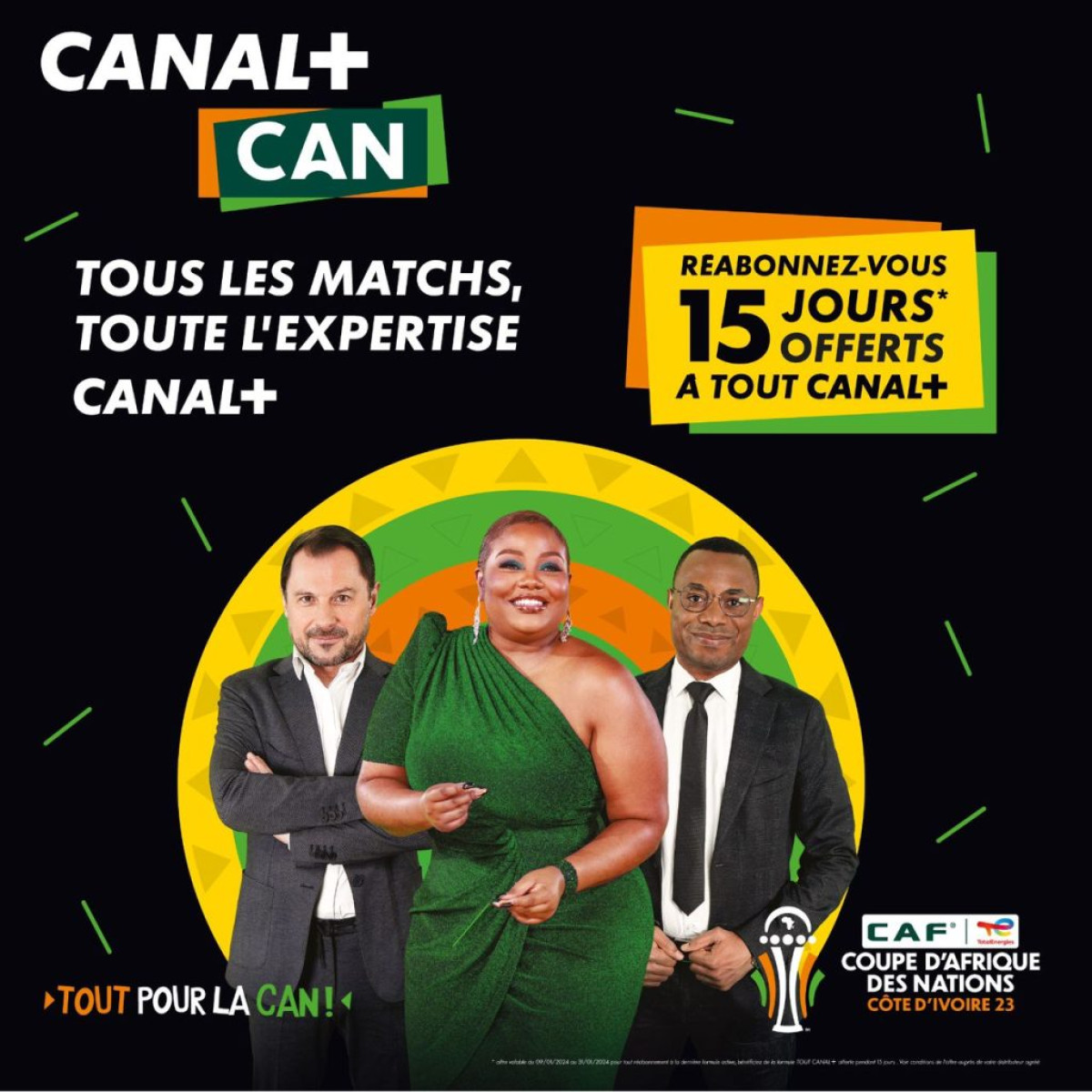 CAN TOTAL ENERGIES CÔTE-D’IVOIRE 2024 : Canal + Bénin prévoit l’inédit pour la fête du football africain • Deux offres exceptionnelles pour les abonnés