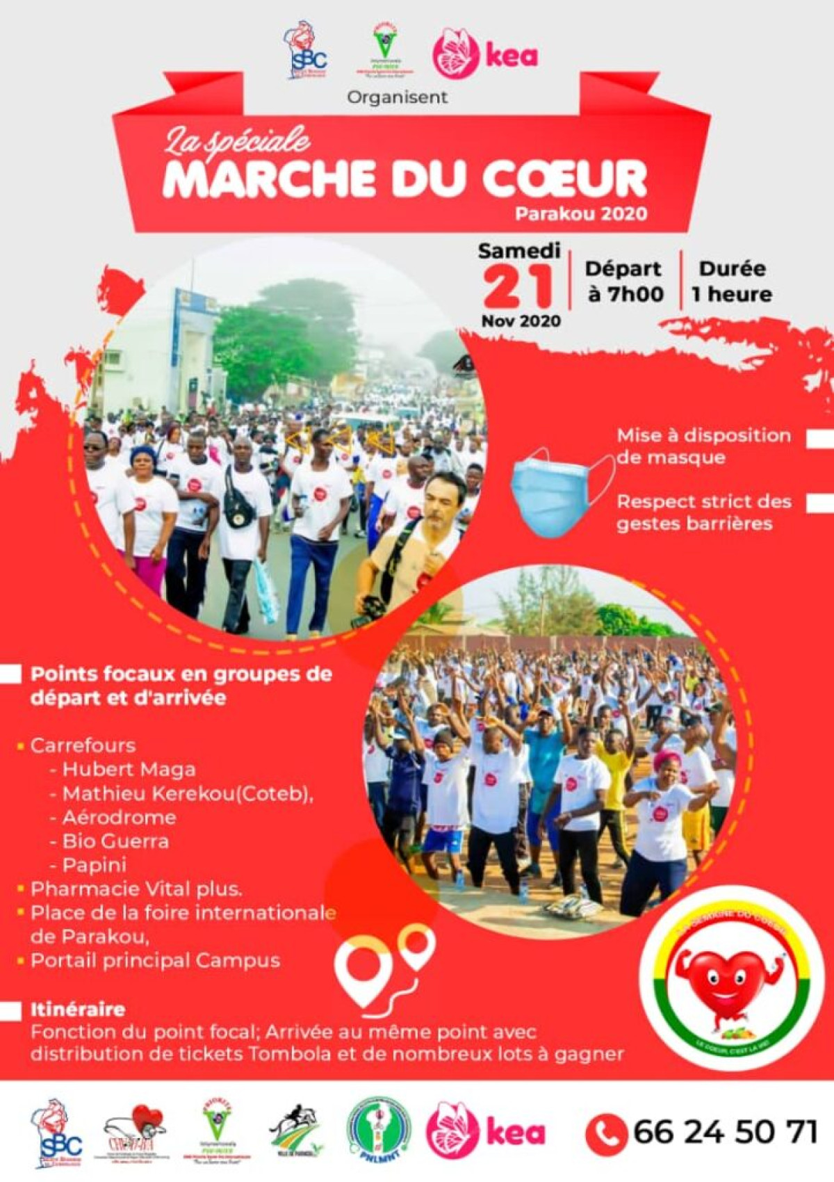 MARCHE DU CŒUR A PARAKOU : C’est pour demain 21 novembre