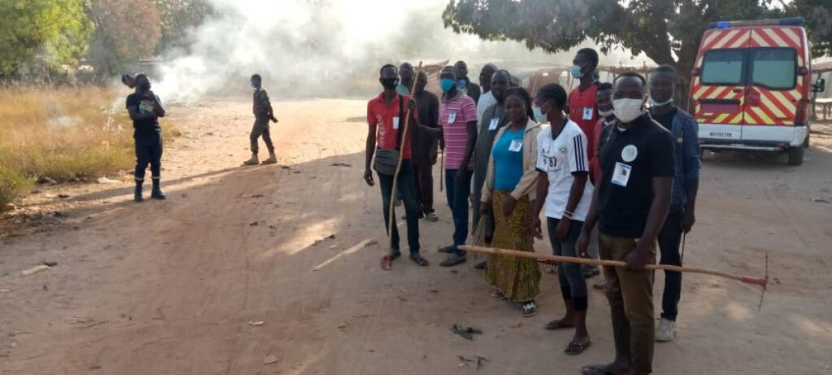 CAMPAGNE DE SALUBRITÉ A BANIKOARA : Le marché central assainit