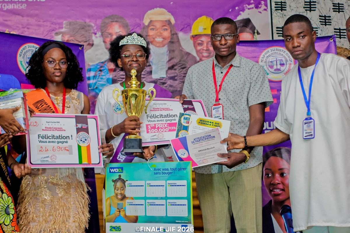 Finale du concours national de plaidoirie à Parakou: Esprit Juriste Ong et ses partenaires célèbrent la gent féminine