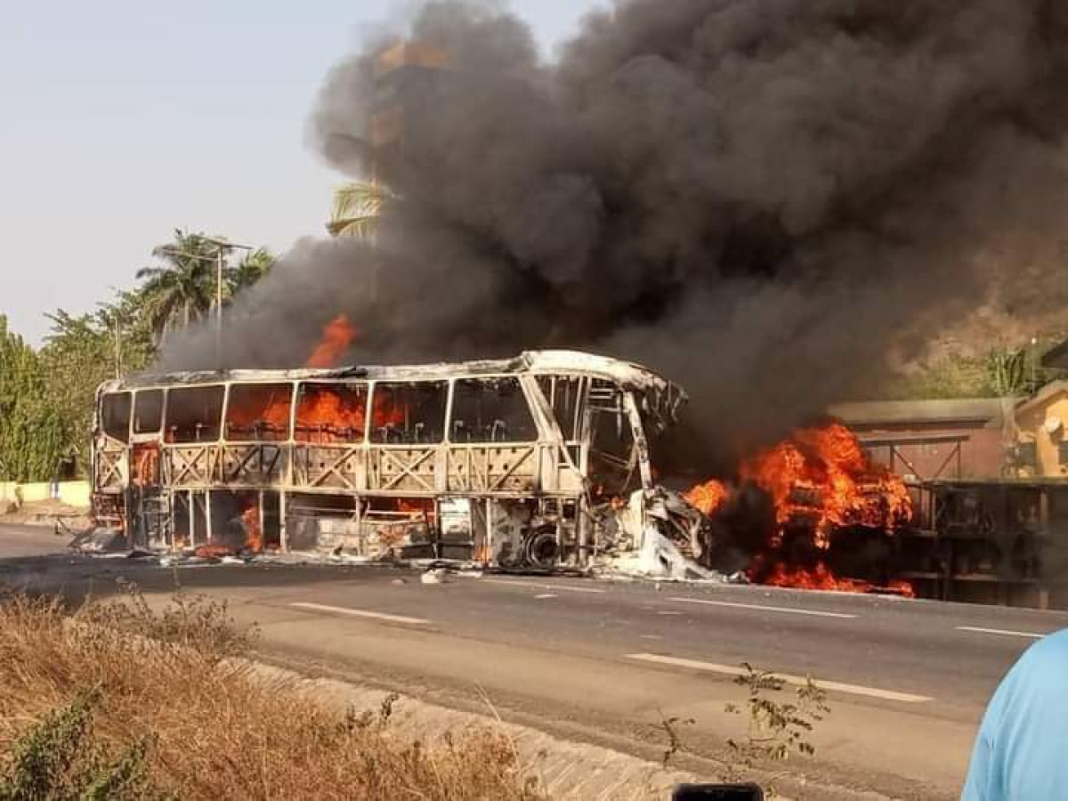 BÉNIN/GRAVE ACCIDENT DE CIRCULATION À DASSA-ZOUMÉ : Un bilan provisoire fait état d’une vingtaine de morts