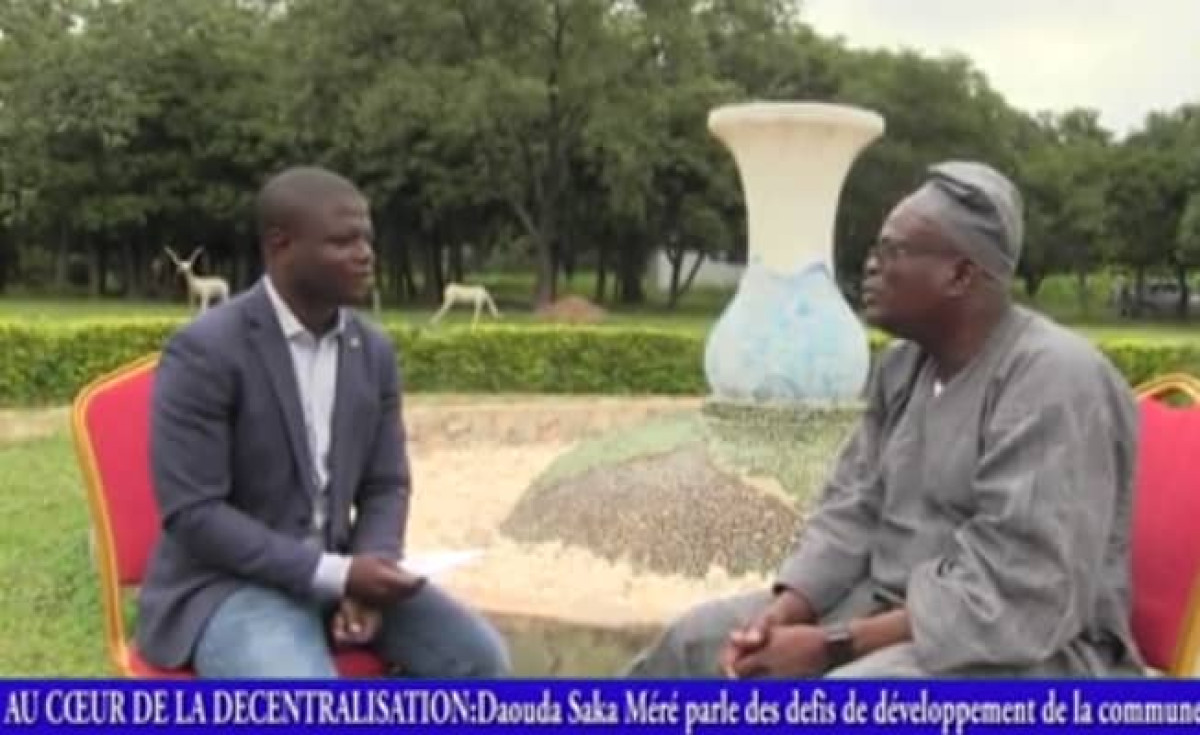 REÇU SUR L’EMISSION AU CŒUR DE LA DECENTRALISATION DE DAABAARU TV : Le maire Saka Méré parle de ses ambitions pour N’Dali