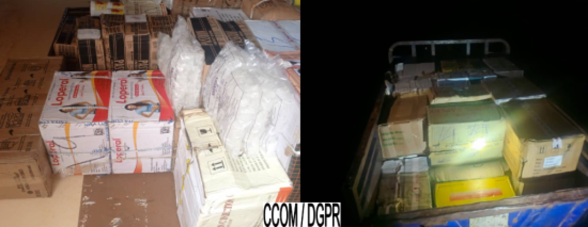 Azovè: 1,4 tonne de faux médicaments saisis par la police