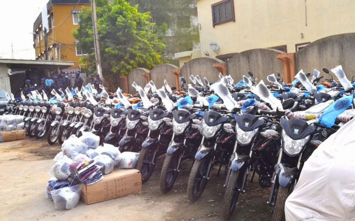 SÉCURISATION DES ESPACES FRONTALIERS AU BÉNIN : Les Forces de Défense et de Sécurité dotées de motos