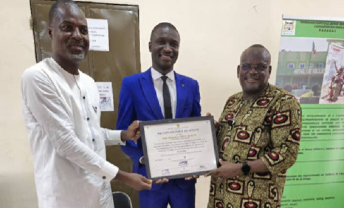 Reconnaissance institutionnelle à n'Dali :Le Secrétaire Exécutif Sabi Abdoulaye Orou Bakon distingué pour son leadership