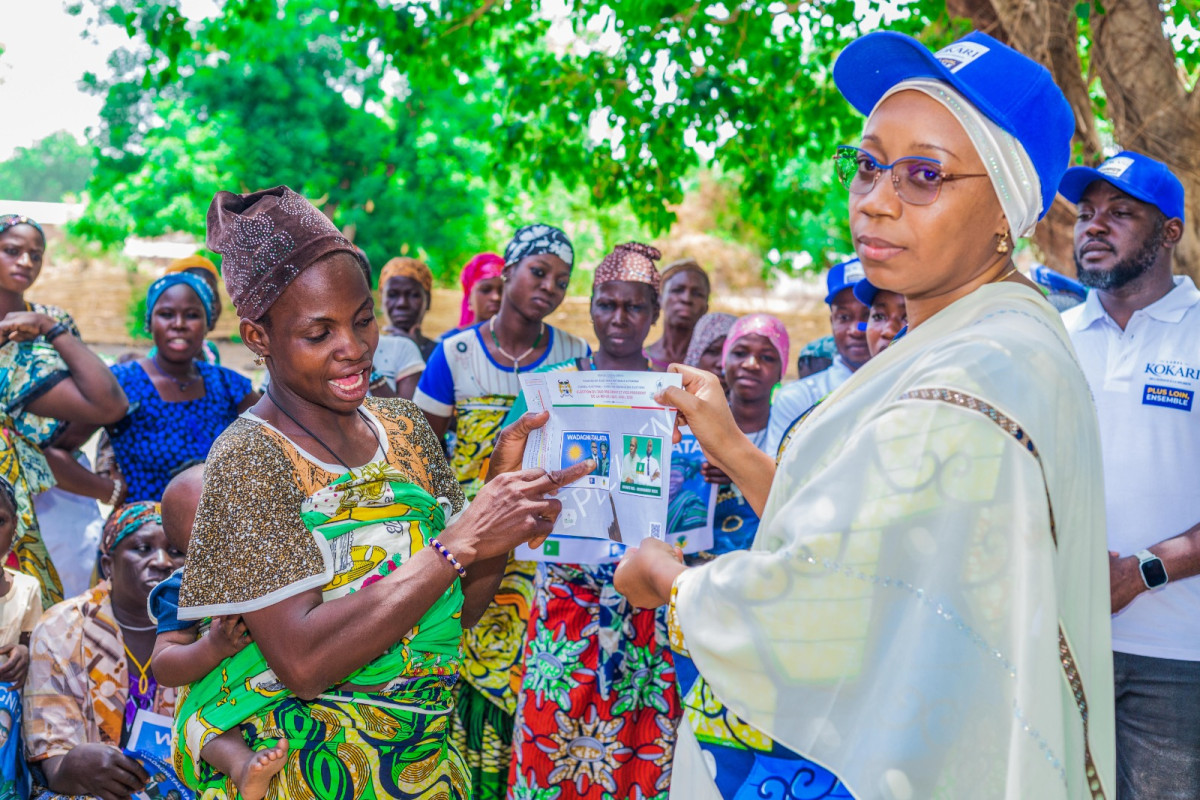 Vulgarisation du projet de société du candidat Romuald Wadagni: Lahinatou Traoré reçoit la promesse d'un K.O de Wadagni-Talata des femmes de Kandi