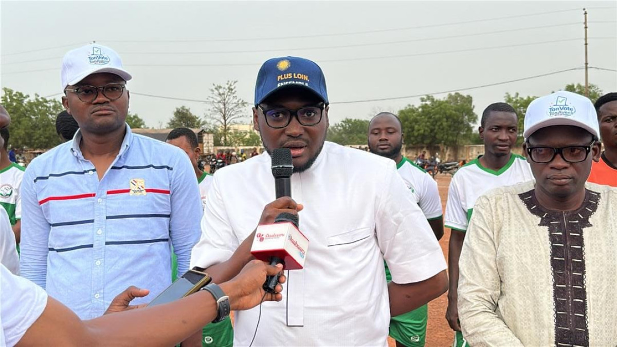 À travers le "tournoi de l'avenir": Bilal Yacoubou mobilise la jeunesse de Parakou pour le K.O de Wadagni