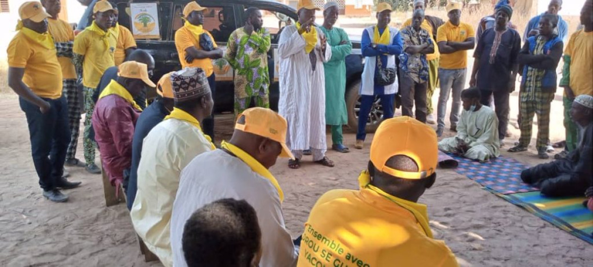 EN CAMPAGNE ELECTORALE A KALALÉ : Yacoubou Orou Sé de l’Up le Renouveau obtient le soutien des populations de Bagaria, Angaradebou et Gando-Baka