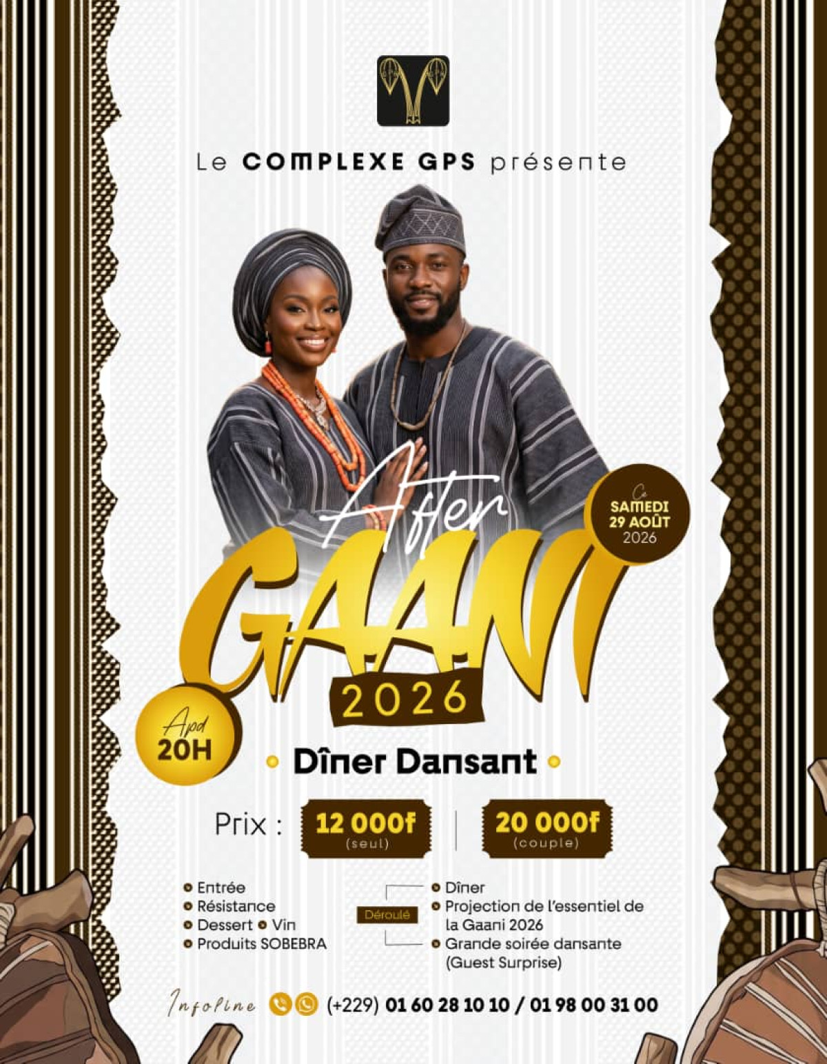 After Gaani 2026: le Complexe hôtelier GPS prolonge la fête avec un grand dîner dansant à Parakou