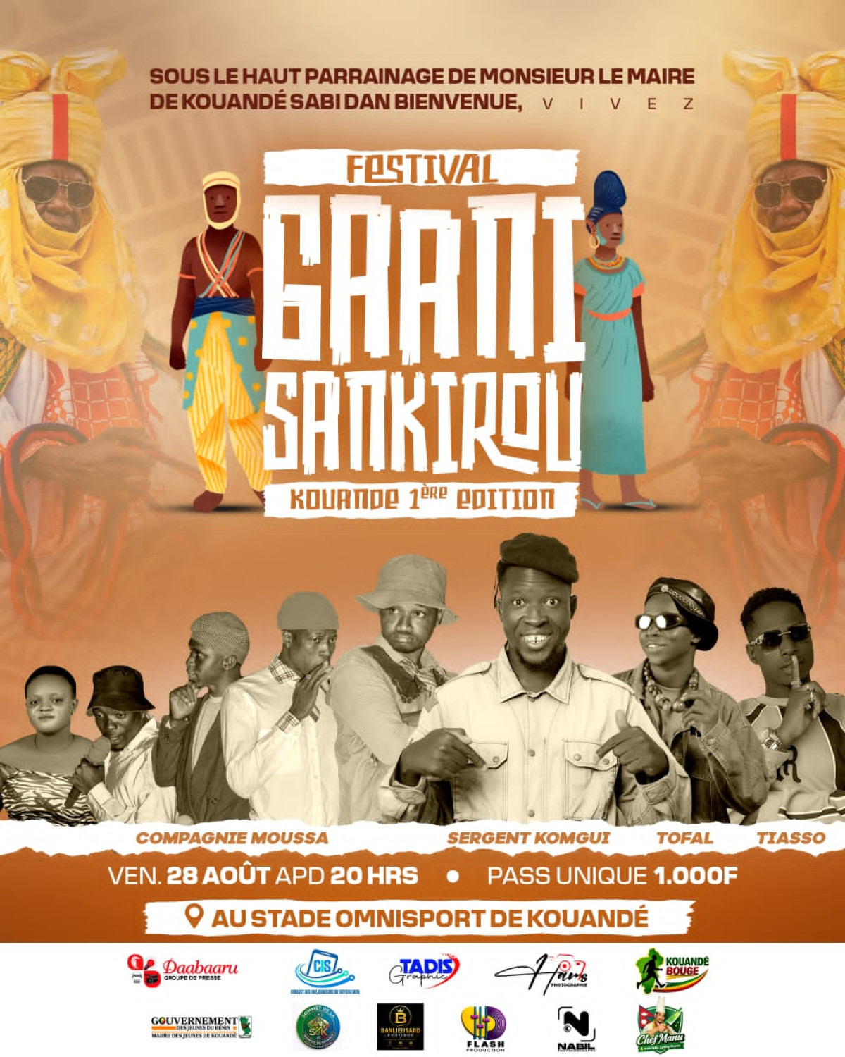 Festival Gaani Sankirou Sankirou à Kouandé: la Compagnie Moussa organise la 1ère édition le 28 août