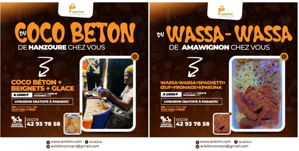 POUR VOUS EVITER LES LONGUES FILES D’ATTENTE AUPRÈS DES VENDEUSES, Ankĩtin Mooving vous livre du Coco béton, Foura et Wassa-wassa où que vous soyez à Parakou