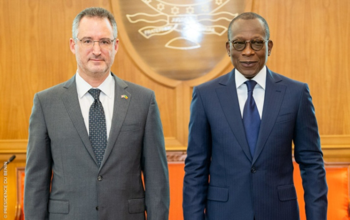 DIPLOMATIE/REÇU PAR LE PRÉSIDENT PATRICE TALON : L’ambassadeur des Usa au Bénin présente ses lettres de créance
