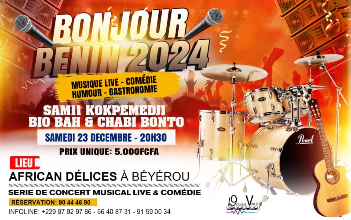 BONJOUR BÉNIN 2024 A PARAKOU : Rendez-vous pour le 23 décembre
