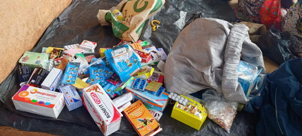 Lutte contre les produits illicites dans l'Atacora: des faux médicaments saisis au marché de Kouaba à Natitingou