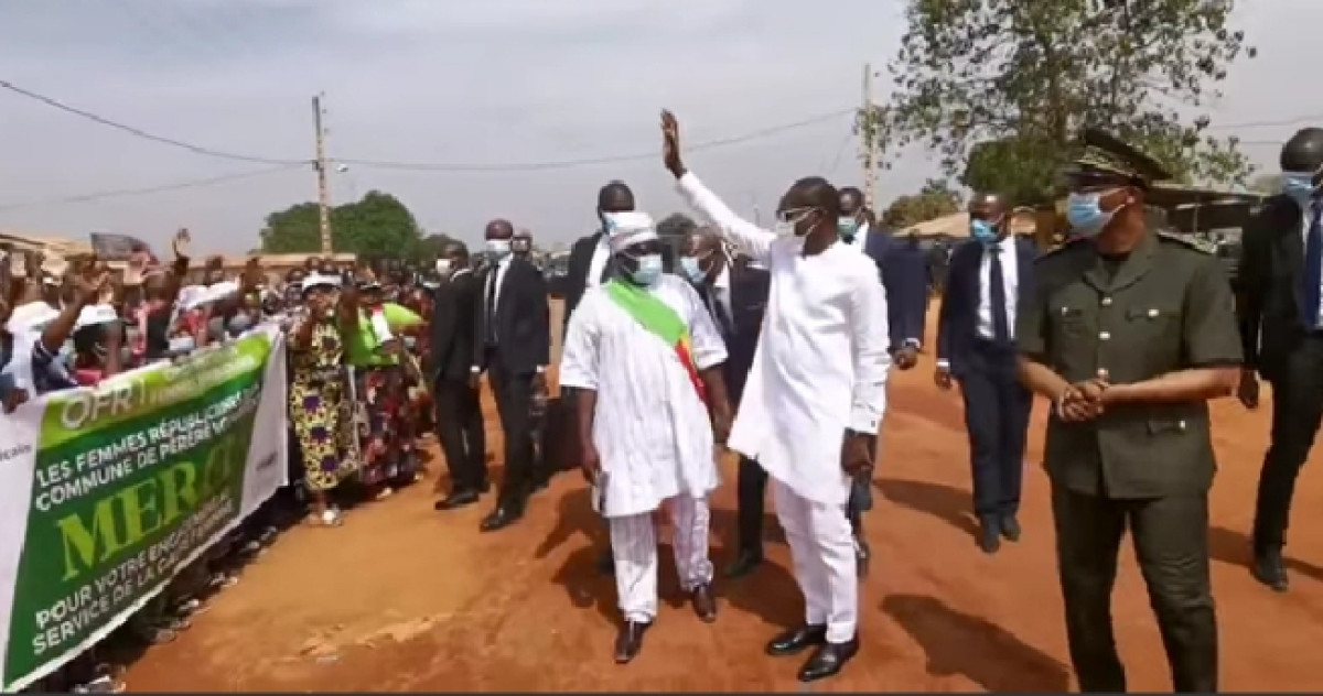 TOURNÉE DE REDDITION DE COMPTE DU CHEF DE L’ÉTAT PATRICE TALON : Les populations de Pèrèrè et de N’Dali saluent les réalisations du réformateur
