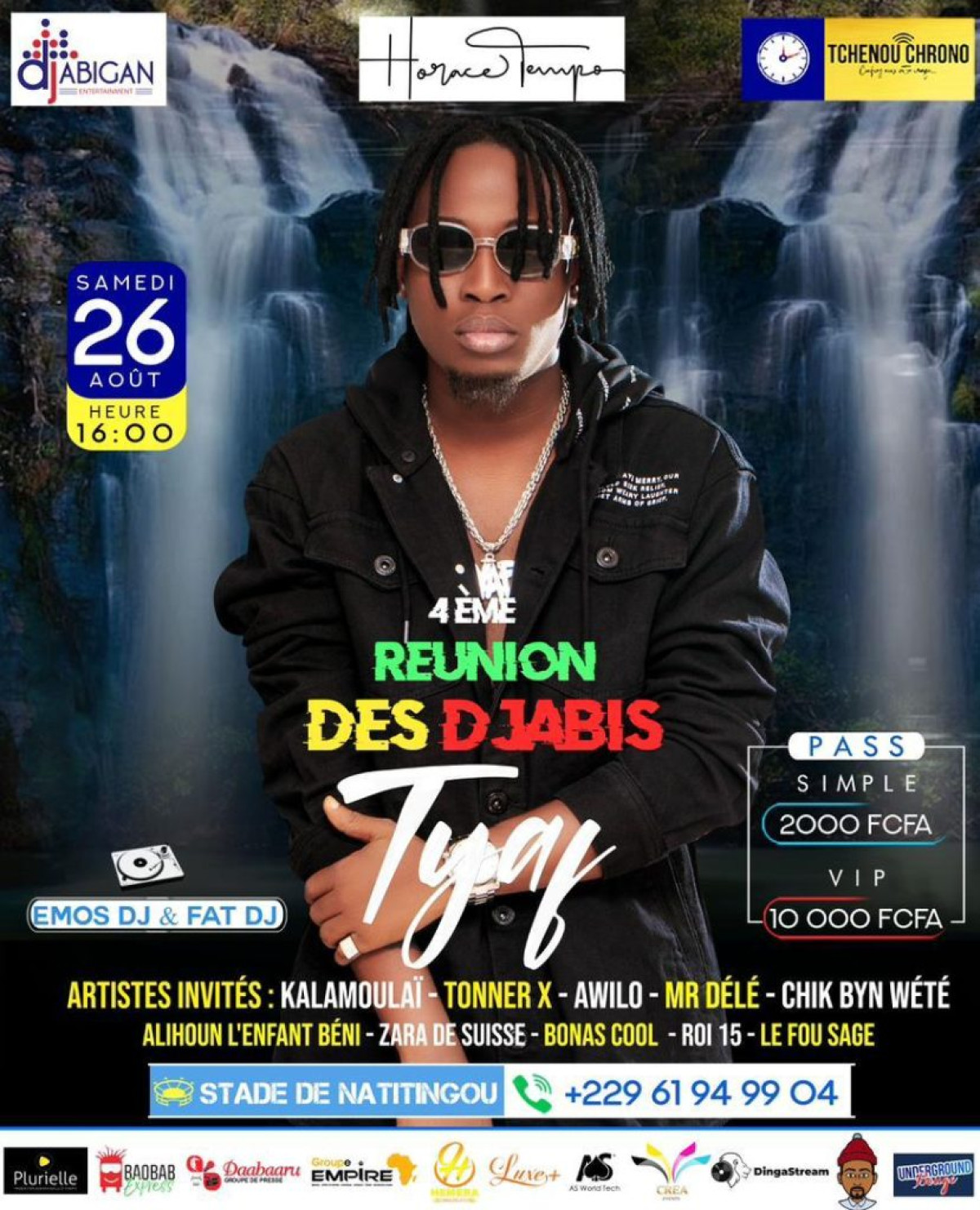 4ÈME RÉUNION DES DJABIS : Tyaf en concert le 26 août à Natitingou