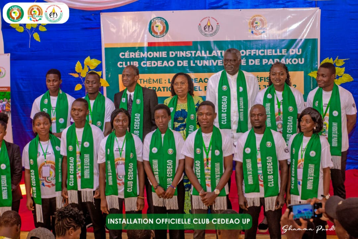 Défis de la jeunesse estudiantine: le Club Cedeao de l'Up installé