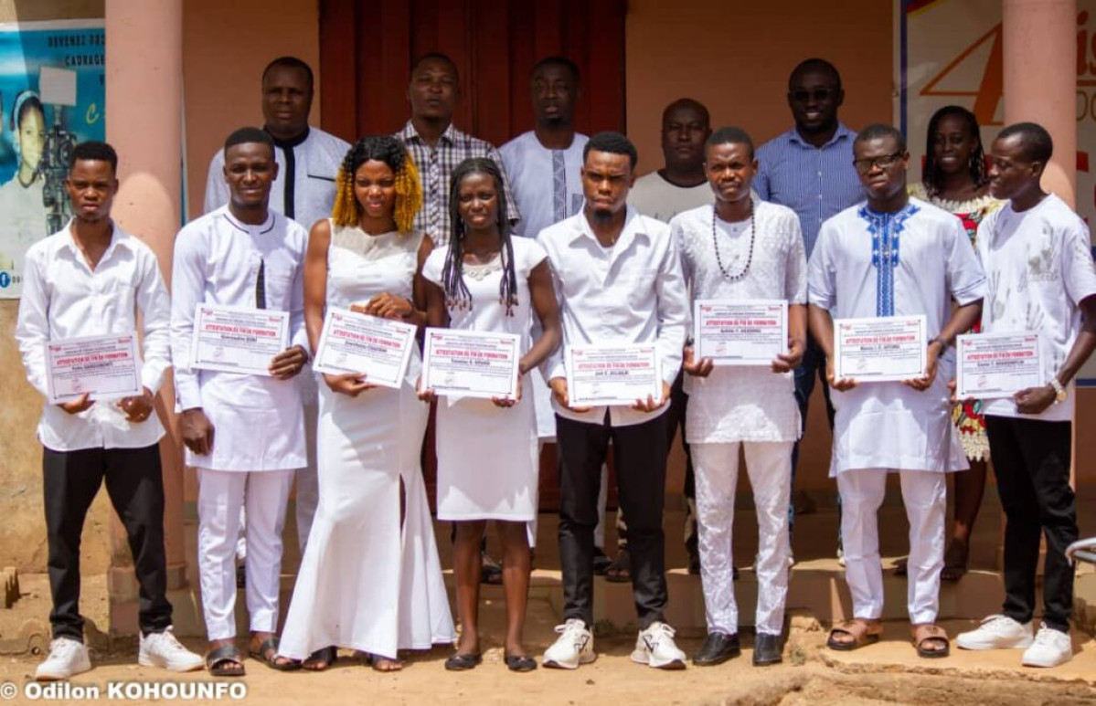 PARAKOU/GRÂCE AU PROJET « CMPI » DU GROUPE DE PRESSE DUCOIN INFOS : Des jeunes formés en Cadrage-Montage et Photographie-Infographie
