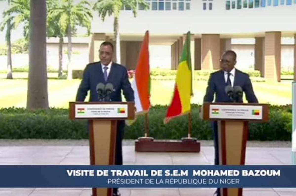 POINT DE PRESSE DE LA VISITE DU PRÉSIDENT NIGÉRIEN AU BÉNIN : L’essentiel à retenir sur la lutte contre le terrorisme