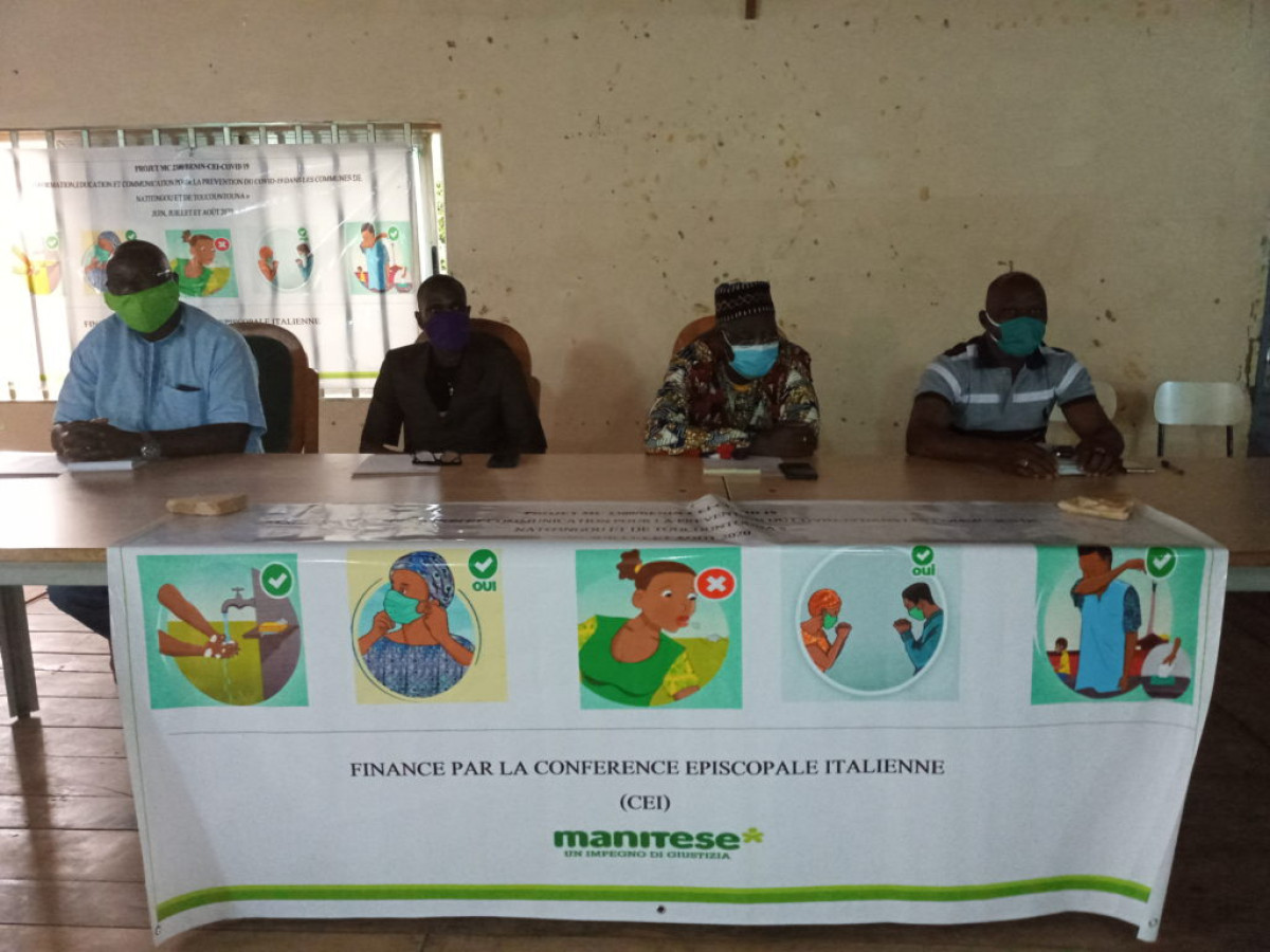 LUTTE CONTRE LE COVID-19 A NATITINGOU ET TOUCOUNTOUNA : L’Ong Manitese lance le projet Mc 2380/Bénin-Cei-Covid 19