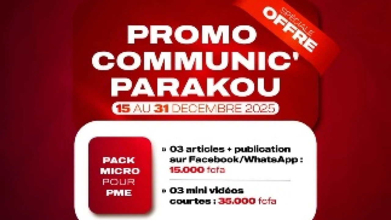 Promo de fin d'année: communiquez Daabaaru à un coût imbattable