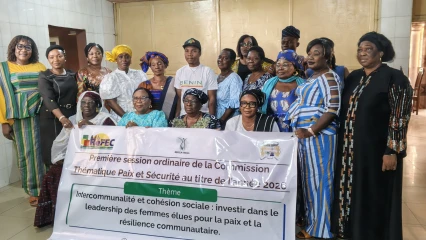 1ère session ordinaire de la commission thématique Paix et sécurité au titre de 2026: le Réfec mise sur les femmes élues pour prévenir les crises et renforcer la cohésion