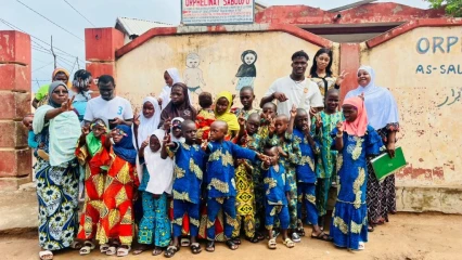 À L&rsquo;OCCASION DE SON ANNIVERSAIRE : Axel Merryl fait des dons de vivres à deux orphelinats de Parakou 