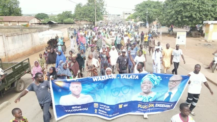 À travers une caravane à Parakou: Bilal Yacoubou et les populations main dans la main pour la victoire de Wadagni