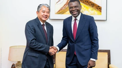 Assemblée nationale du Bénin: Joseph Djogbénou reçoit l’ambassadeur du Japon en audience