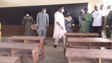 BANIKOARA/MISE EN SERVICE D’UN MODULE DE CLASSE ET MAGASINS A L&rsquo;EPP TOUMAROU : Le maire Sarako Tamou améliore les conditions d’étude des apprenants