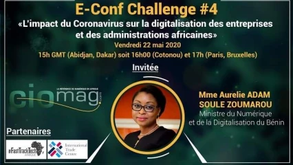 BÉNIN/COVID-19 : Aurelie Adam Soulé Zoumarou, l’invitée de l’E-conf