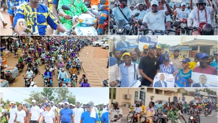 Campagne du duo Wadagni-Talata à Parakou, Djougou, Lokossa, Abomey, Porto-Novo, Cotonou...: les mouvements de soutien Row lancent le top d'une fête électorale