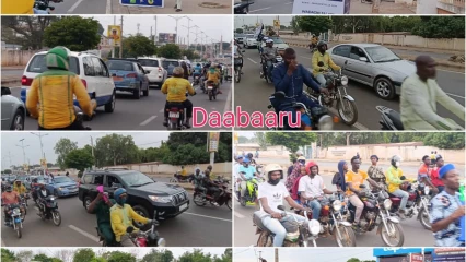 Caravane de la plateforme des mouvements et leaders soutenant Row: plusieurs artères stratégiques de la ville de Parakou sillonnées pour mobiliser les populations
