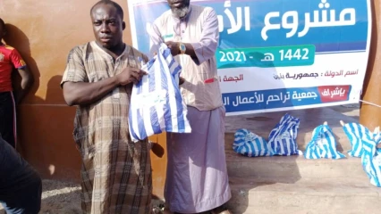 CELEBRATION DE LA FETE DE TABASKI A PARAKOU : L&rsquo;Ong Al-Islaah a fait don de 130 bœufs et 25 moutons immolés aux fidèles musulmans . L’appui des Emirates Red Crescent et des Koweïtiens salué
