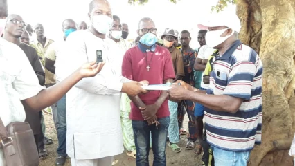 CONSTRUCTION D&rsquo;INFRASTRUCTURES COMMUNAUTAIRES A KOUANDE : Le maire Kouandé-Sounon lance les travaux