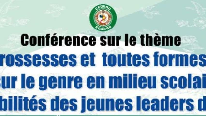 CONTRIBUTION A L’EDUCATION SEXUELLE DES ADOLESCENTS ET JEUNES EN MILIEU SCOLAIRE : La Fra lance ses conférences publiques à Tchaourou, N’Dali, Bembéréké et Nikki demain