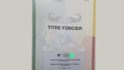 Dans les bureaux aux communaux du domaine: un important volume de Titres Fonciers disponible