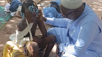 Décès d'une fillette suite à l'effondrement d'un mur à Bèyèrou: l'He Yacoubou Chabi Goura auprès de la famille éplorée