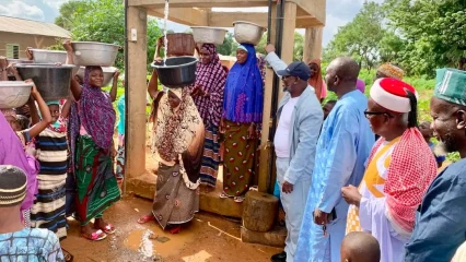 Djougou/Accès à l'eau potable au village Peulh Sosso: l'He Salifou Maman soulage les populations avec un forage
