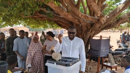 Élection présidentielle 2026: Bilal Yacoubou exerce son droit de vote à l'EPP Zongo 2 de Parakou