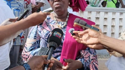 Élection présidentielle à Parakou: la colistière Mariam Chabi Talata vote et invite les citoyens à accomplir leur devoir civique