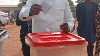 Élections couplées du 11 janvier 2026 à Parakou: Kamilou Arouna a voté à l'Epp Banikanni Centre de Parakou
