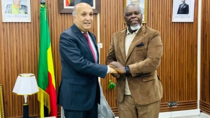Haac: loko prend langue avec l&rsquo;ambassadeur du Maroc au Benin 