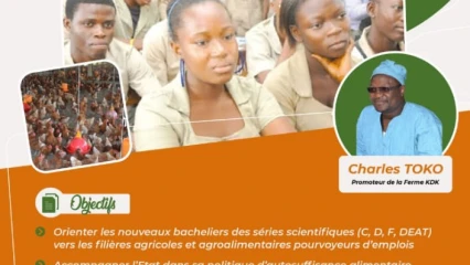 JOURNÉE D&rsquo;ORIENTATION SUR LES METIERS DE L&rsquo;AGRICULTURE (JOMA 2020) : La ferme Kdk indique les filières d&rsquo;avenir aux nouveaux bacheliers