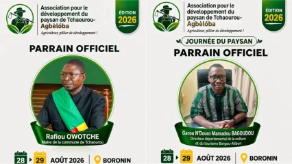 2e édition de la journée du paysan de Tchaourou:Rafiou Owotche et Garou N'Douro Mamadou Bagoudou parrains de l'événement