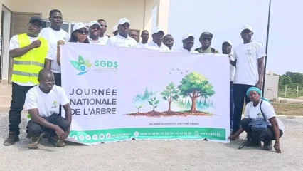 Journée nationale de l'arbre :La SGDS SA met en terre 200 plants à Parakou