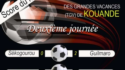 KOUANDE/DEUXIÈME JOURNÉE DU TOURNOI DES GRANDES VACANCES : Guilmaro Fc bat Sékogourou Fc